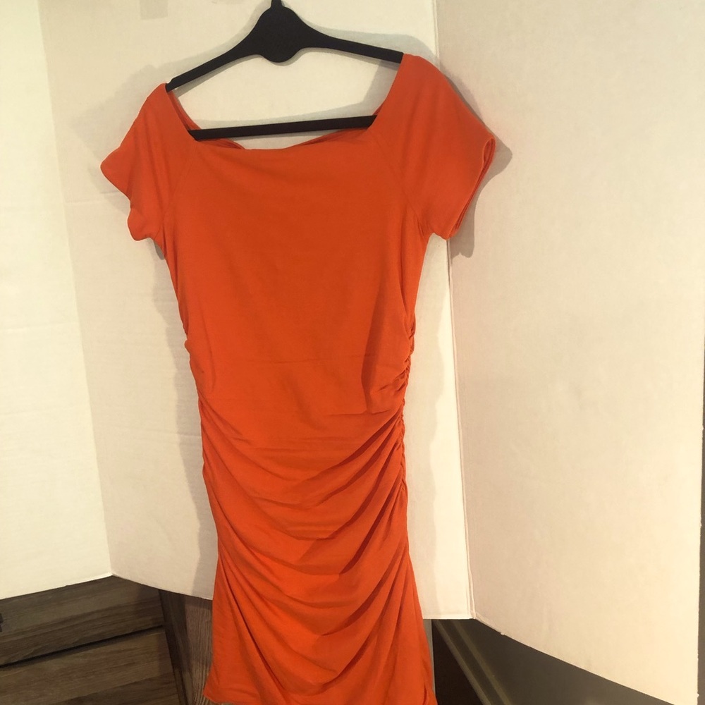 Body con Boden tomato red dress